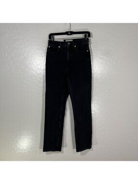 Everlane Way High Slim Jean Jeans Womens 25S Charcoal High Rise 25x28.5 Denim